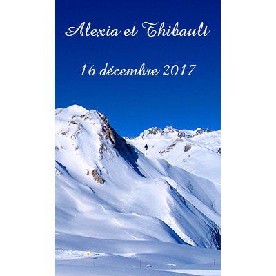 Etiquette personnalisée portrait modèle 14