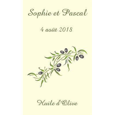Etiquette personnalisée portrait modèle 16